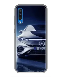 Чехол для Samsung Galaxy A50 2019 (A505F) с картинкой «Mercedes EQ — будущее»
