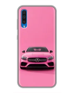 Чехол для Samsung Galaxy A50 2019 (A505F) с картинкой «Розовый Mercedes AMG» Чехол для Samsung Galaxy A50 2019 (A505F) с картинкой «Розовый Mercedes AMG»