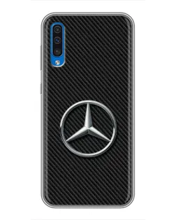 Чехол для Samsung Galaxy A50 2019 (A505F) с картинкой «Карбоновый Mercedes стиль» Чехол для Samsung Galaxy A50 2019 (A505F) с картинкой «Карбоновый Mercedes стиль»