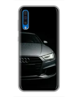 Чехол для Samsung Galaxy A50 2019 (A505F) с картинкой «Audi — детализация кузова»