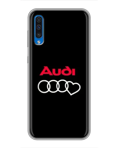 Чехол для Samsung Galaxy A50 2019 (A505F) с картинкой «Логотип Audi Heart»