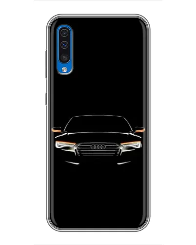 Чехол для Samsung Galaxy A50 2019 (A505F) с картинкой «Audi — ночной контур»