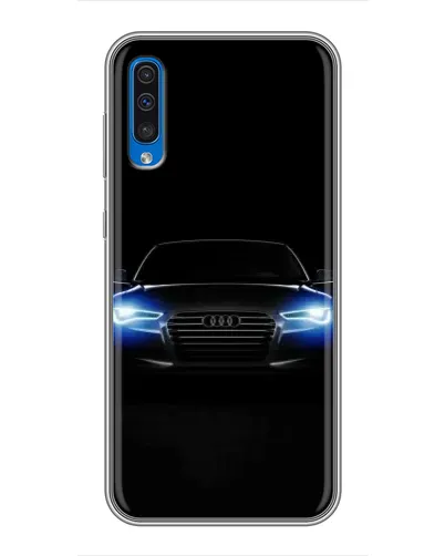 Чехол для Samsung Galaxy A50 2019 (A505F) с картинкой «Audi в неоне»