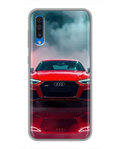 Чехол для Samsung Galaxy A50 2019 (A505F) с картинкой «Audi RS — красный стиль»