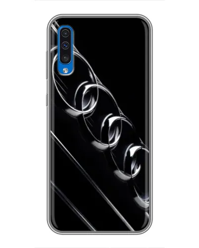Чехол для Samsung Galaxy A50 2019 (A505F) с картинкой «Audi — абстрактные кольца»