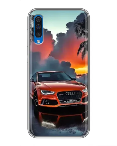 Чехол для Samsung Galaxy A50 2019 (A505F) с картинкой «Audi — закат»