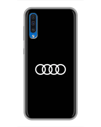 Чехол для Samsung Galaxy A50 2019 (A505F) с картинкой «Audi White Logo»