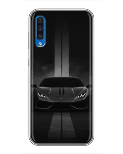 Чехол для Samsung Galaxy A50 2019 (A505F) с картинкой «Lamborghini симметрия дорог»