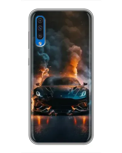 Чехол для Samsung Galaxy A50 2019 (A505F) с картинкой «Lamborghini дымная эстетика» Чехол для Samsung Galaxy A50 2019 (A505F) с картинкой «Lamborghini дымная эстетика»