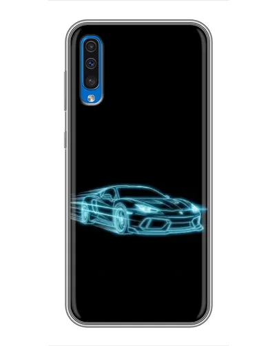 Чехол для Samsung Galaxy A50 2019 (A505F) с картинкой «Неоновый контур Lamborghini» Чехол для Samsung Galaxy A50 2019 (A505F) с картинкой «Неоновый контур Lamborghini»