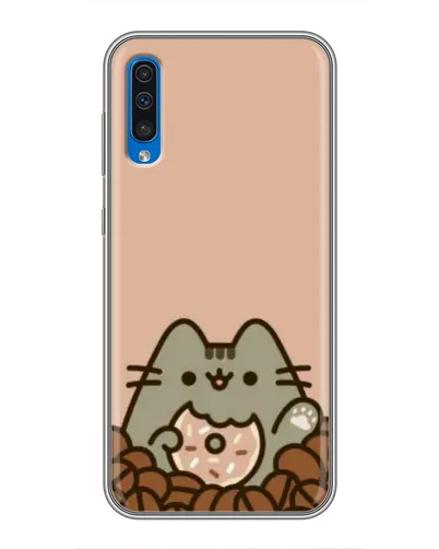 Чехол для Samsung Galaxy A50 2019 (A505F) с картинкой «Кофейный Пушин»