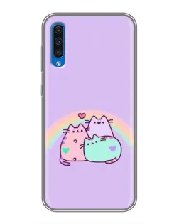 Чехол для Samsung Galaxy A50 2019 (A505F) с картинкой «Радужные Пушины»