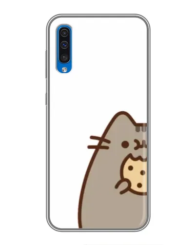 Чехол для Samsung Galaxy A50 2019 (A505F) с картинкой «Пушин с печеньем»