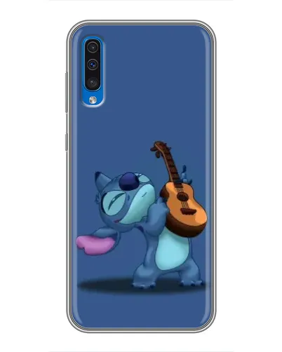 Чехол для Samsung Galaxy A50 2019 (A505F) с картинкой «Стич с укулеле»
