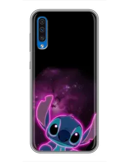 Чехол для Samsung Galaxy A50 2019 (A505F) с картинкой «Неоновый Stitch»