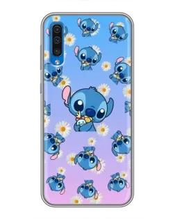 Чехол для Samsung Galaxy A50 2019 (A505F) с картинкой «Паттерн со Стичем»