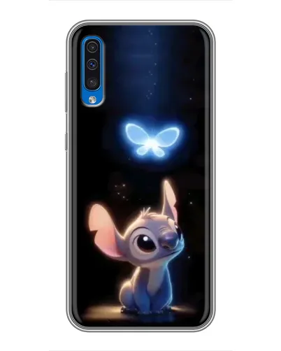 Чехол для Samsung Galaxy A50 2019 (A505F) с картинкой «Сияющий Стич»