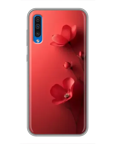Чехол для Samsung Galaxy A50 2019 (A505F) с картинкой «Маковые соцветия»