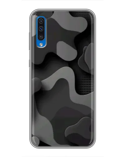 Чехол для Samsung Galaxy A50 2019 (A505F) с картинкой «Темный абстрактный камуфляж»