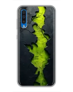 Чехол для Samsung Galaxy A50 2019 (A505F) с картинкой «Салатовый разлом скалы» Чехол для Samsung Galaxy A50 2019 (A505F) с картинкой «Салатовый разлом скалы»