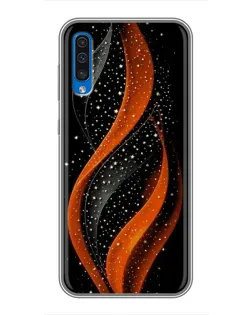 Чехол для Samsung Galaxy A50 2019 (A505F) с картинкой «Огненная звездная волна» Чехол для Samsung Galaxy A50 2019 (A505F) с картинкой «Огненная звездная волна»