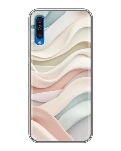 Чехол для Samsung Galaxy A50 2019 (A505F) с картинкой «Пастельные нежные волны»