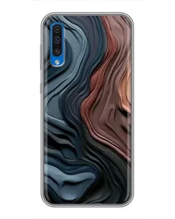Чехол для Samsung Galaxy A50 2019 (A505F) с картинкой «Цветные волны каньона»