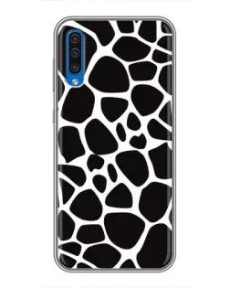 Чехол для Samsung Galaxy A50 2019 (A505F) с картинкой «Черно-белый жираф»