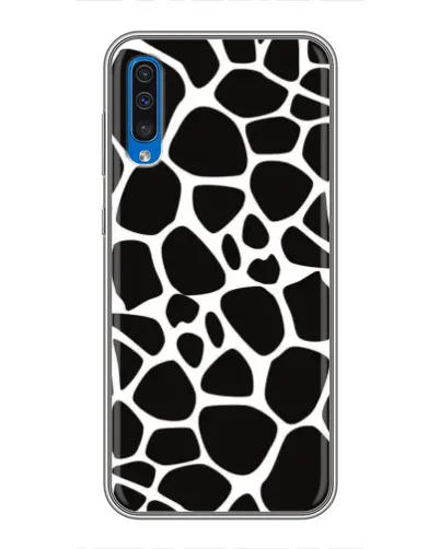 Чехол для Samsung Galaxy A50 2019 (A505F) с картинкой «Черно-белый жираф»