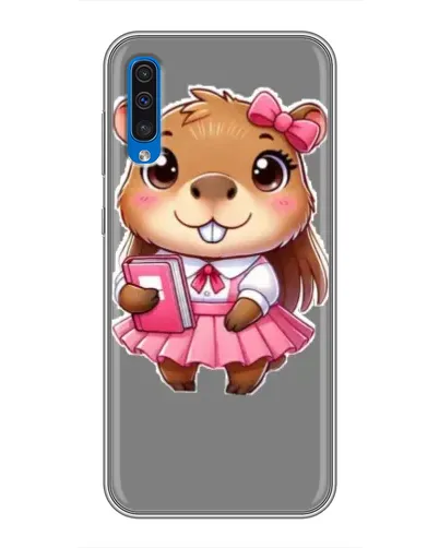 Чехол для Samsung Galaxy A50 2019 (A505F) с картинкой «Девочка капибара» Чехол для Samsung Galaxy A50 2019 (A505F) с картинкой «Девочка капибара»