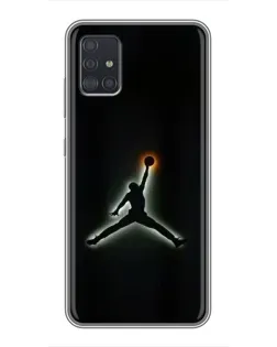 Чехол для Samsung Galaxy A51 5G (A516) с картинкой «Jordan Gradient Logo»