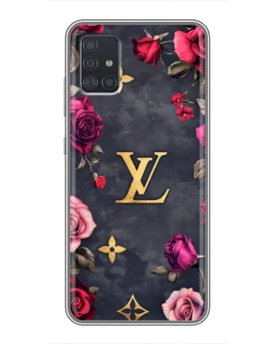Чехол для Samsung Galaxy A51 5G (A516) с картинкой «Цветочный Louis Vuitton»