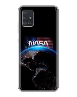 Чехол для Samsung Galaxy A51 5G (A516) с картинкой «Земля из космоса NASA»