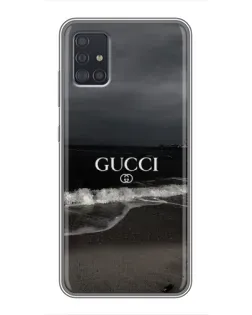 Чехол для Samsung Galaxy A51 5G (A516) с картинкой «Gucci — морской прибой»