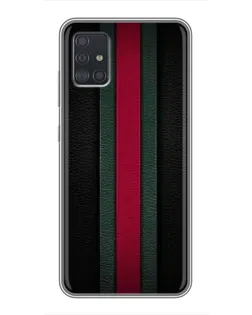Чехол для Samsung Galaxy A51 5G (A516) с картинкой «Gucci — неоновая линия»