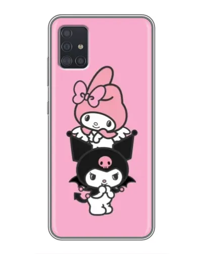 Чехол для Samsung Galaxy A51 5G (A516) с картинкой «My Melody и Kuromi»