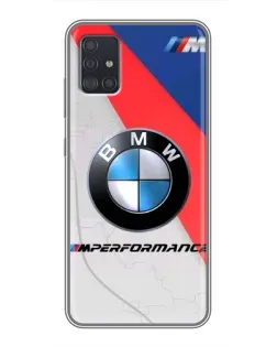 Чехол для Samsung Galaxy A51 5G (A516) с картинкой «BMW Performance стиль»