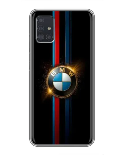Чехол для Samsung Galaxy A51 5G (A516) с картинкой «BMW M-Power неон»