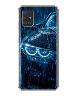 Чохол для Samsung Galaxy A51 5G (A516) з картинкою «BMW під дощем»