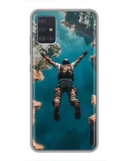 Чехол для Samsung Galaxy A51 5G (A516) с картинкой «PUBG — свободное падение»