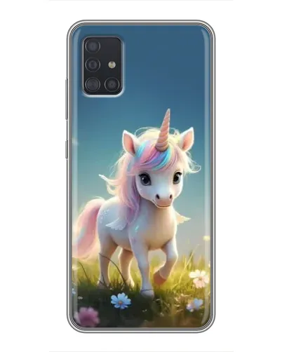 Чохол для Samsung Galaxy A51 5G (A516) з картинкою «Єдиноріг на галявині» Чохол для Samsung Galaxy A51 5G (A516) з картинкою «Єдиноріг на галявині»