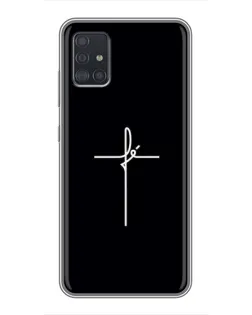 Чохол для Samsung Galaxy A51 5G (A516) з картинкою «Тонкий хрест»