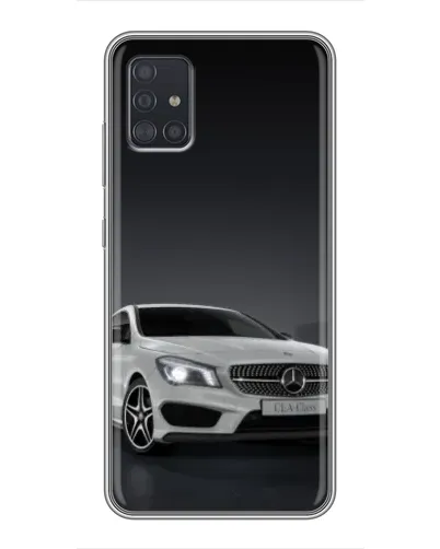 Чехол для Samsung Galaxy A51 5G (A516) с картинкой «Mercedes AMG GT Silver»