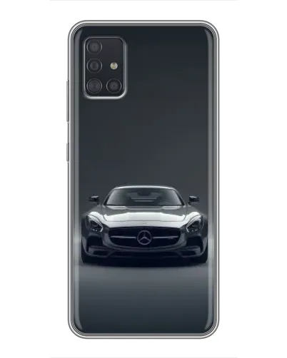 Чехол для Samsung Galaxy A51 5G (A516) с картинкой «Mercedes на черном»