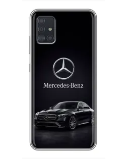 Чехол для Samsung Galaxy A51 5G (A516) с картинкой «Mercedes — решетка радиатора»