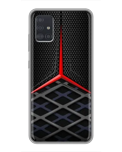 Чехол для Samsung Galaxy A51 5G (A516) с картинкой «Mercedes Carbon Grid»