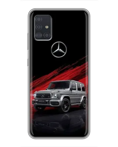 Чехол для Samsung Galaxy A51 5G (A516) с картинкой «Mercedes G-Class красный»