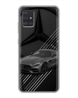 Чехол для Samsung Galaxy A51 5G (A516) с картинкой «Mercedes AMG — графика»