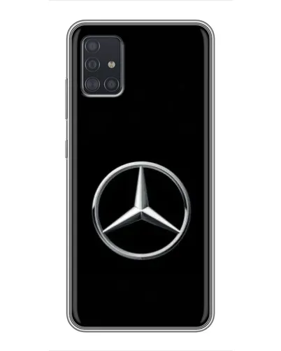 Чехол для Samsung Galaxy A51 5G (A516) с картинкой «Mercedes классический лого»