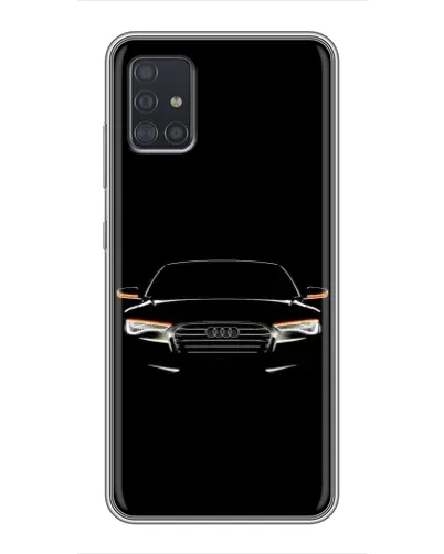 Чехол для Samsung Galaxy A51 5G (A516) с картинкой «Audi — ночной контур»